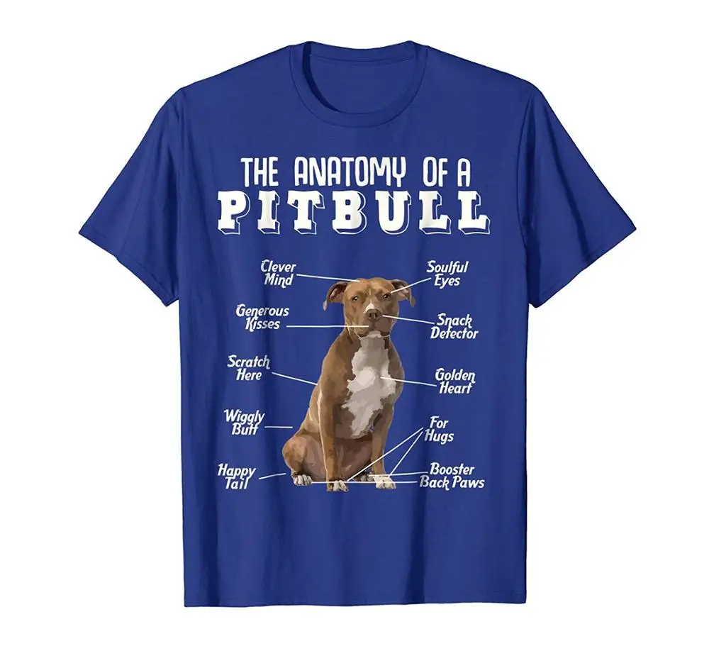 

Anatomy Of A Pitbull T Shirt T Shirt 2019 New Summer Brand Clothing Men Cool O Neck Tops Neon T Shirt Tee Shirts