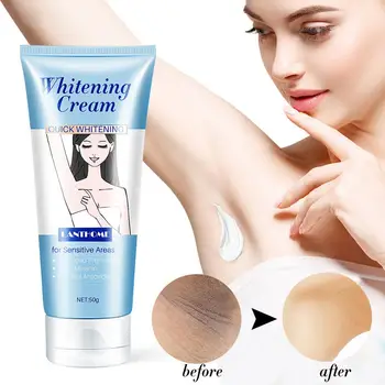 

10 Seconds Instant Whitening Cream Underarm Armpit Antiperspirant Whitening Cream Legs Knees Private Parts Body Whitening Cream