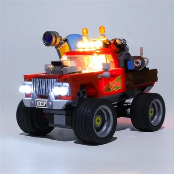 

USB Powered Building Blocks LED Lighting Kit for Hidden Side El Fuego's Stunt Truck 70421 (Only LED Light, No Block Kit)