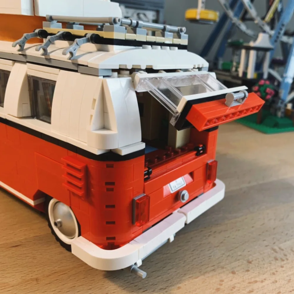 21001 Volkswagen T1 Camper Van Creator Expert Совместимость с Iegoset 10220 строительные блоки кирпичи модели классических машин игрушки подарки