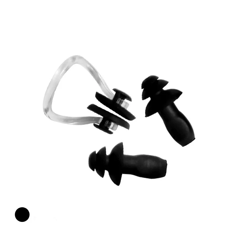 DMAR 1 комплект Водонепроницаемая из мягкого силикона плавательный зажим для носа ушной Заушник инструмент набор для купания Мужчины Женщины Дети
