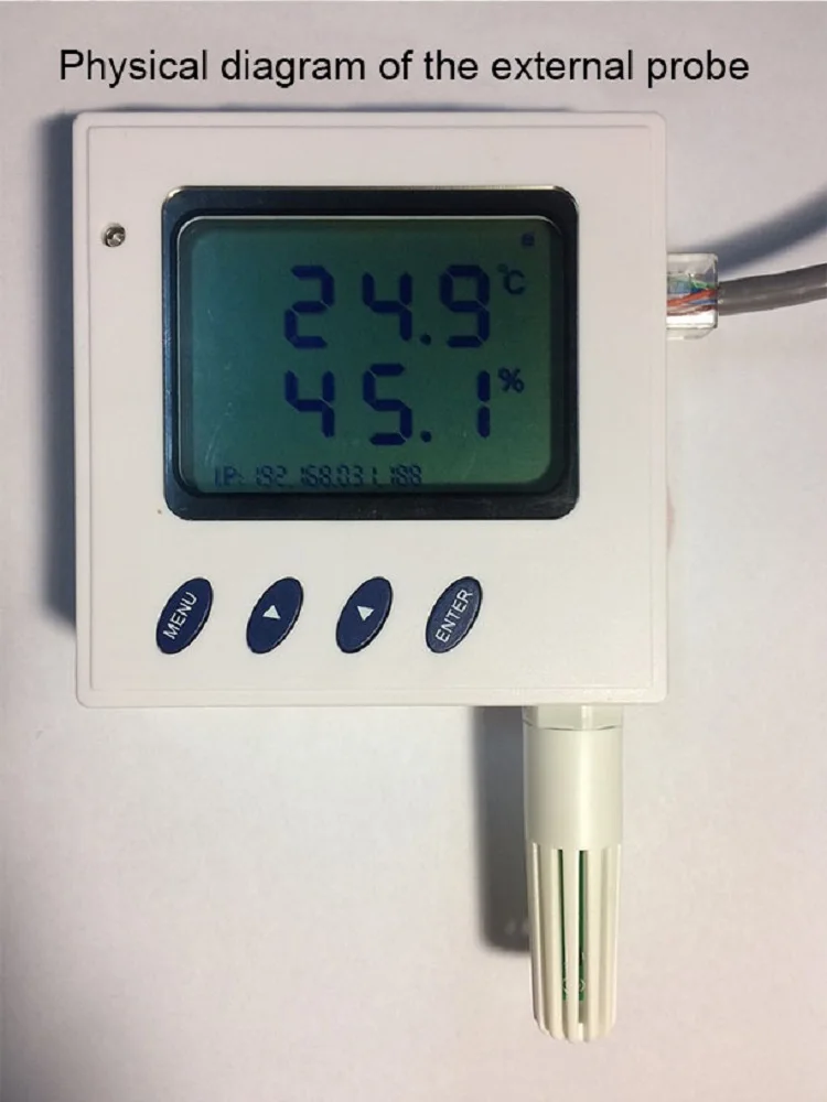 Network Temperature Sensor Temperature Humidity Poe Humidity
