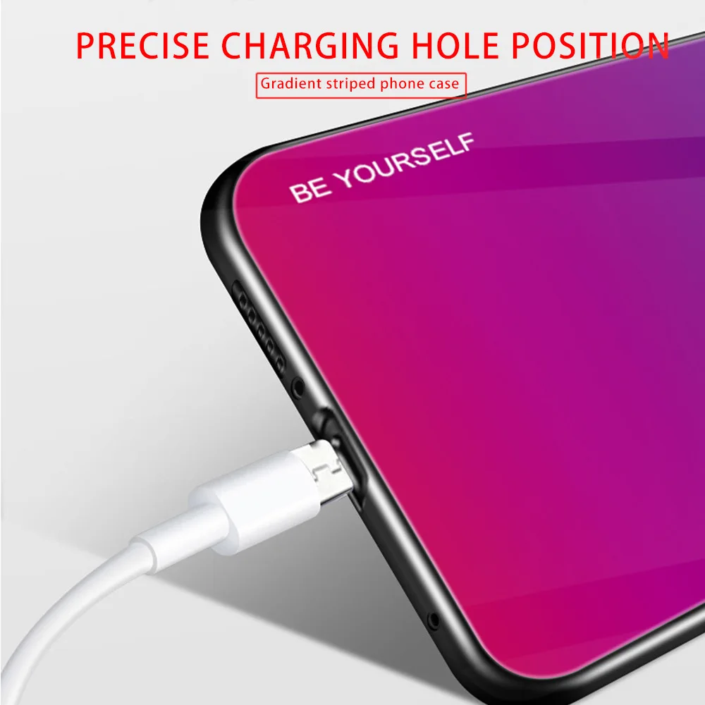 Luxury Creative Gradient Glass Drop proof Tpu Phone Case for Iphone 11 Pro Max Phone Case 2