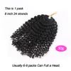  Marly Bob Ombre Crochet Braiding Hair Extensions Synthetic Marly Jerry curl Jamaican Crochet Hair Afro Kinky Curly for Women ► Photo 2/6