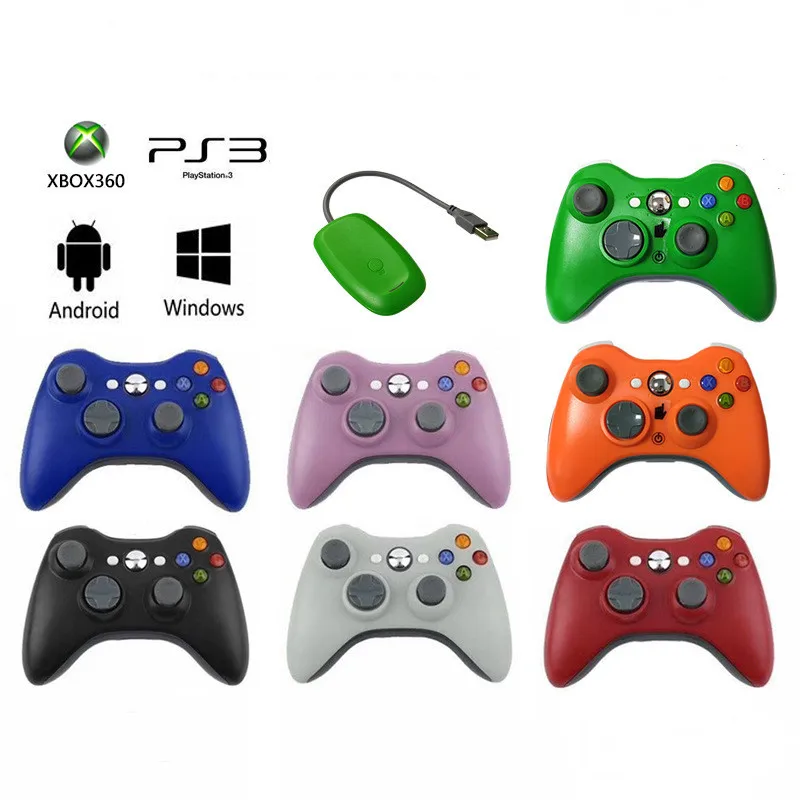 2 4g беспроводной геймпад для Xbox 360 контроллер XBOX джойстик игровой