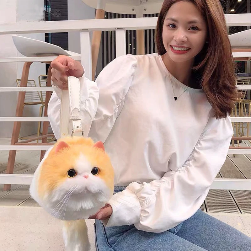 猫のぬいぐるみ　にゃんちゃん　ショルダーねこバッグ 楽天市場】猫ショルダー ぬいぐるみ 猫バッグ 動物 にゃんこ