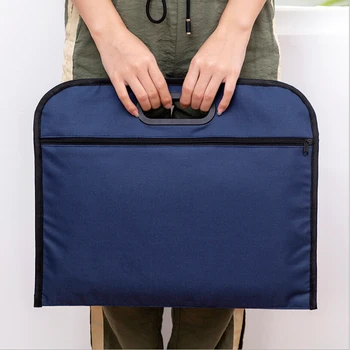

Waterproof Oxford Cloth Portable Briefcase Tote Bag Large Capacity Student File Holder Information Storage Bag Wholesale