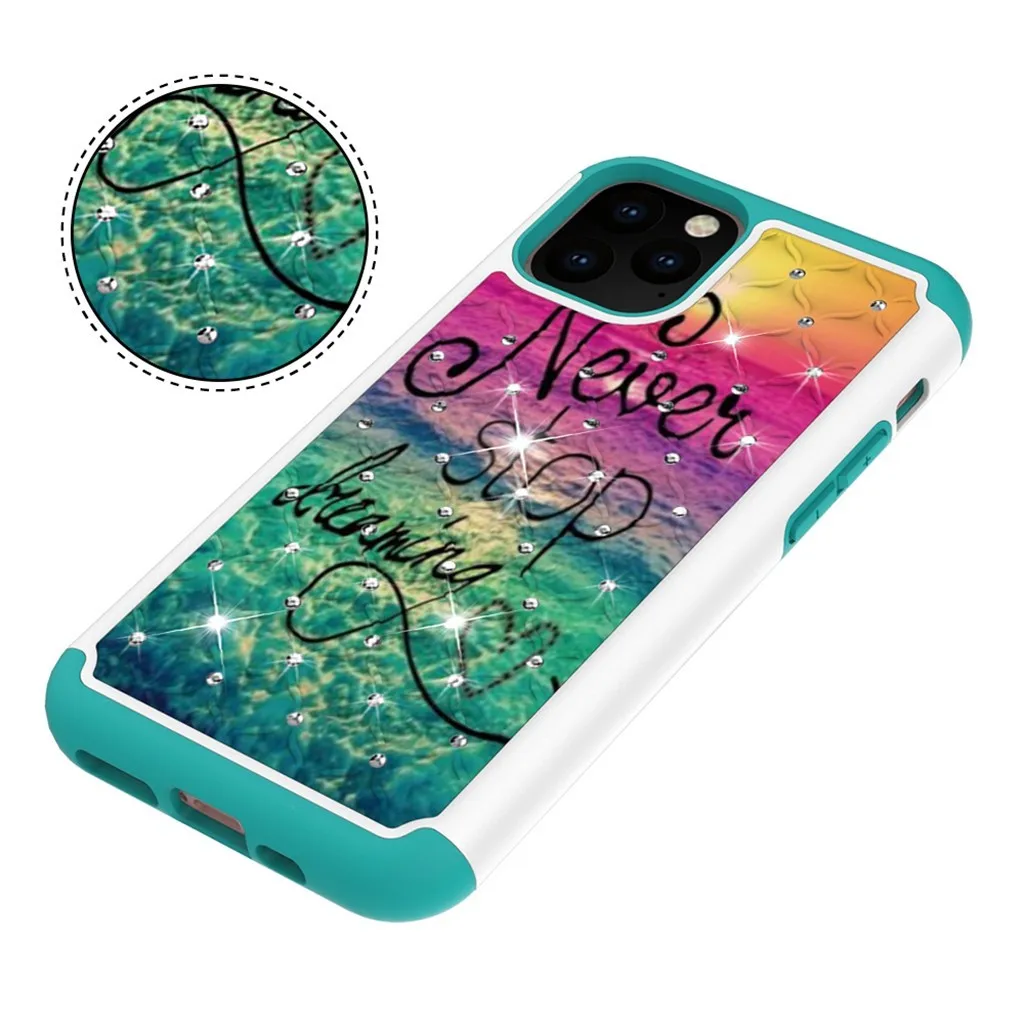 Dream Crystal Style Phone Case For iPhone 11Pro Max Dirt-resistant Slim Fashion Soft Cases Shockproof Dust-proof Phone Case