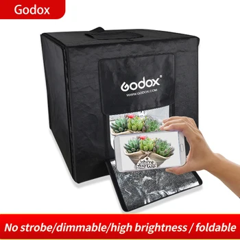 

Godox LST40 40*40cm LST80 80*80CM / LST60 60*60CM Photo Studio LED Tabletop Shooting Tent Portable Photography Light Softbox