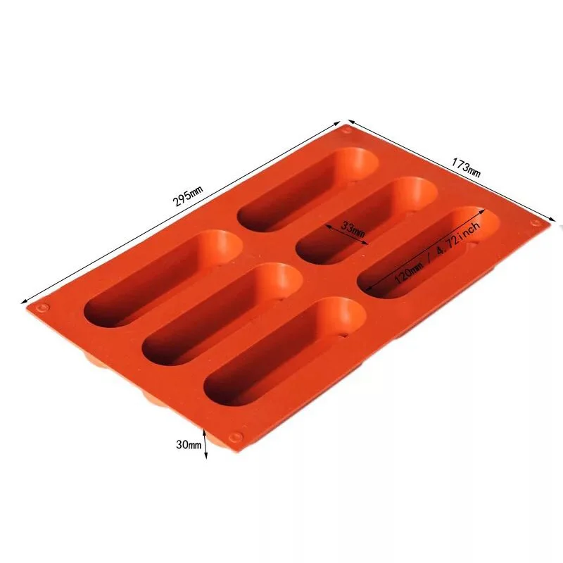 8 полости Инструменты для торта силиконовая Классическая коллекция формы палец