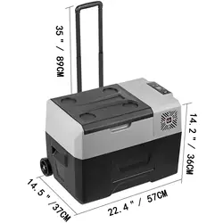 Réfrigérateur Portable à compresseur, glacière pour la maison et le véhicule 