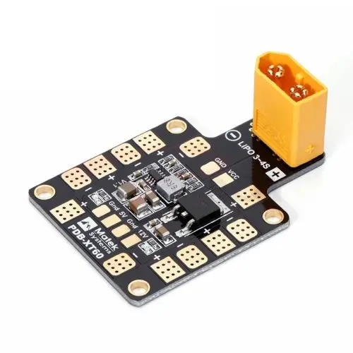 OCDAY 3A PDB Distribution Module XT60 with Double BEC 5V/12V for RC FPV Plane diy electronics | Электронные компоненты и