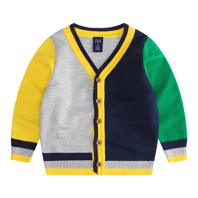 

Funfeliz Cardigan for Kids Autumn Winter Tops Boys Girls Sweater pull enfant fille Pullover Children Clothes 3T-10 Years