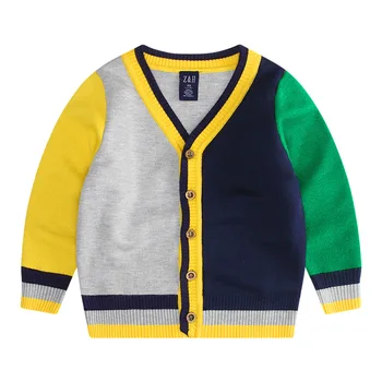 

Funfeliz Cardigan for Kids Autumn Winter Tops Boys Girls Sweater pull enfant fille Pullover Children Clothes 3T-10 Years