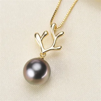 

Pendant Mount Pearl Accessories 925 sterling silver pendant of the same design Jewelry DIY No Pearl Free Shipping 2019D056