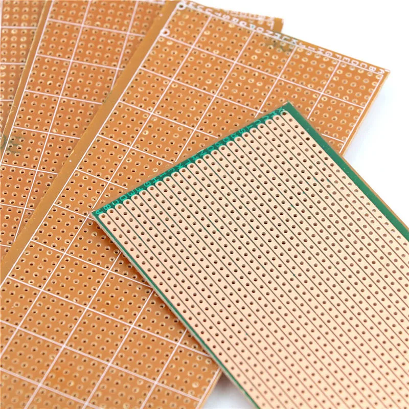 5 Pcs Pcb Stripboard Strip Printed Circuit Board Prototype Track