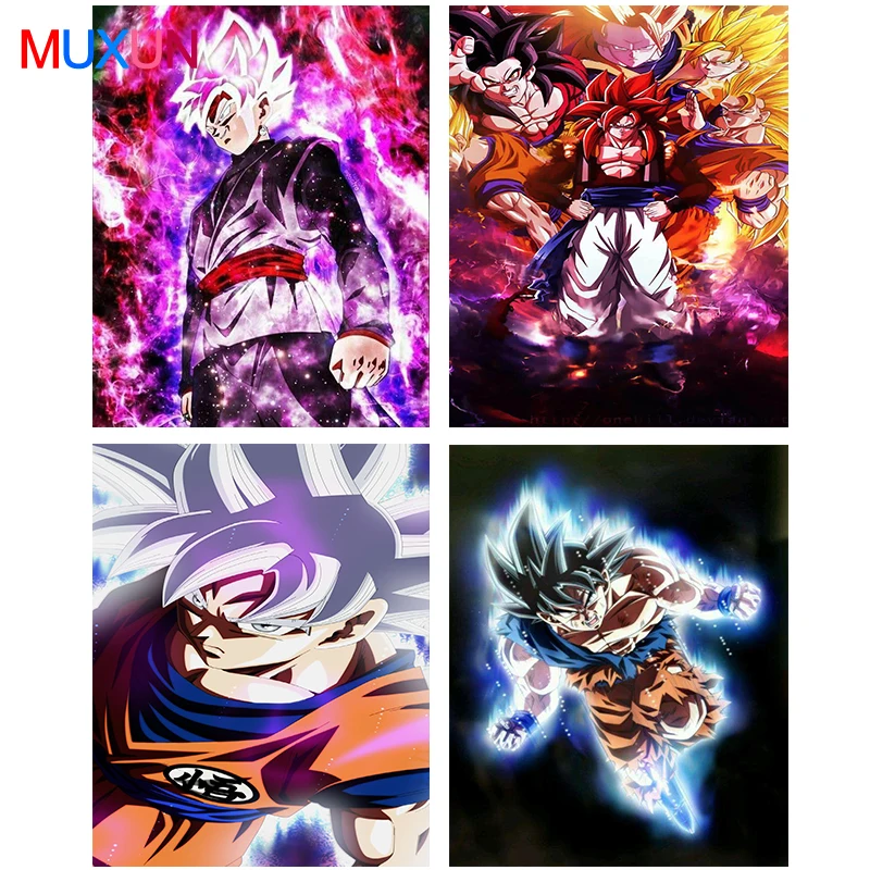 Diy 5D Mosaic Full Embroidery Puzzle Dragon Ball Painting With Diamonds Square/Round Drill Handicraft Picture Gift HandmakeRp561 | Дом и сад