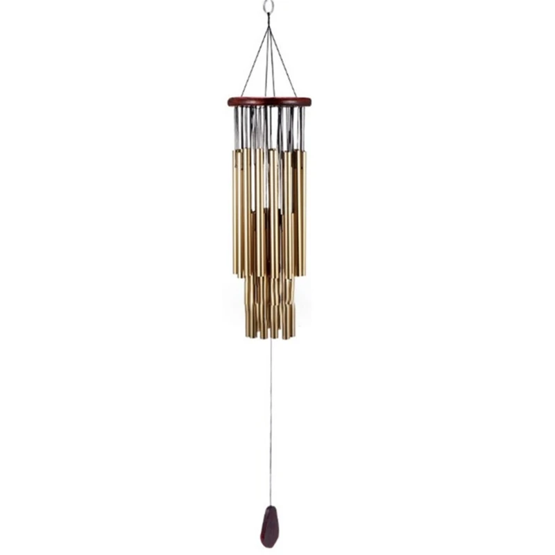 Handmade 27 Tubes Wind Chimes for Outside Decoration Tuned Hummingbird Wind Chime Soothing Melodic Deep Tones Outdoor Decor 6