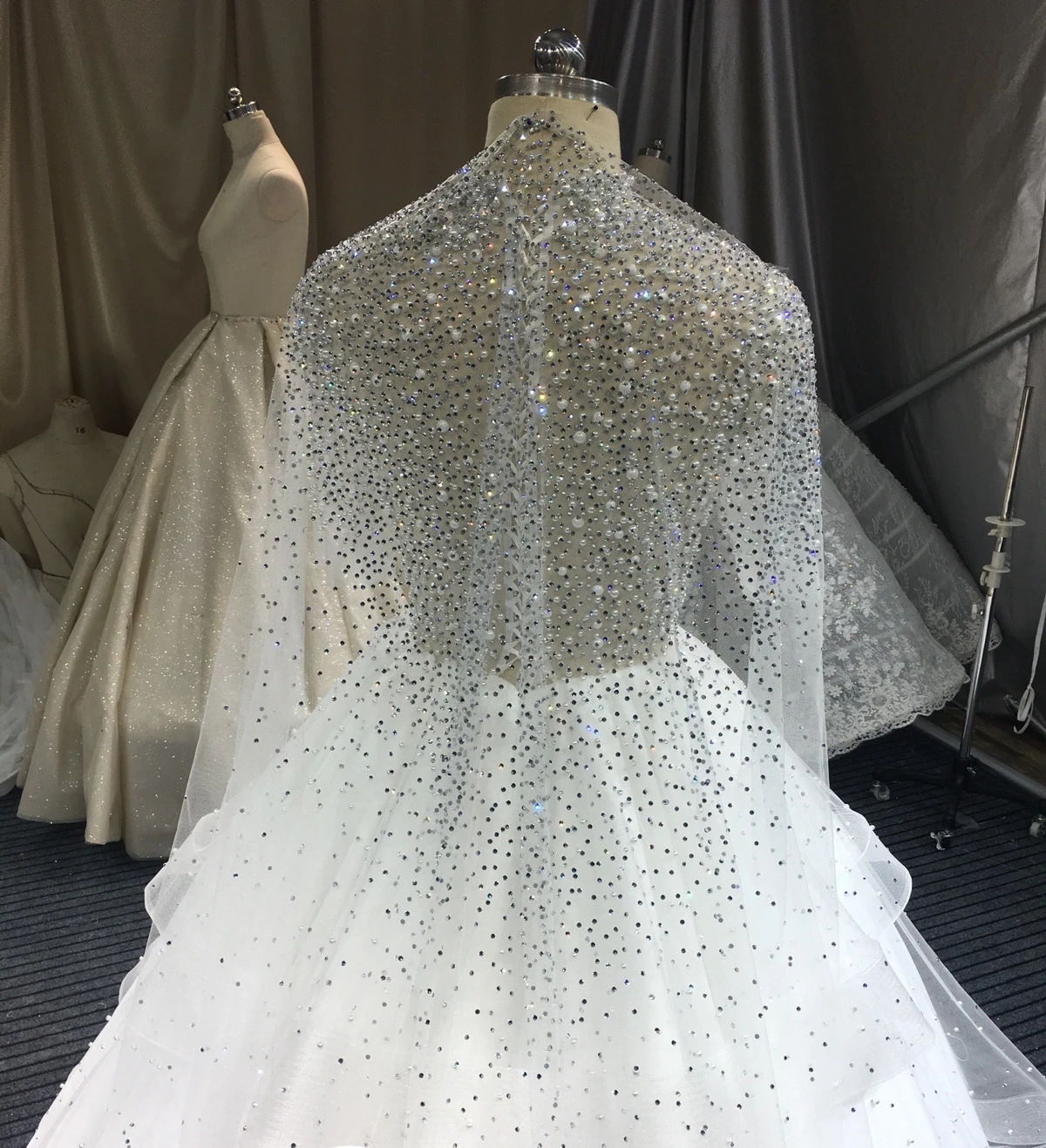 2021 Whitney Wedding Collection White Ivory Meter Long