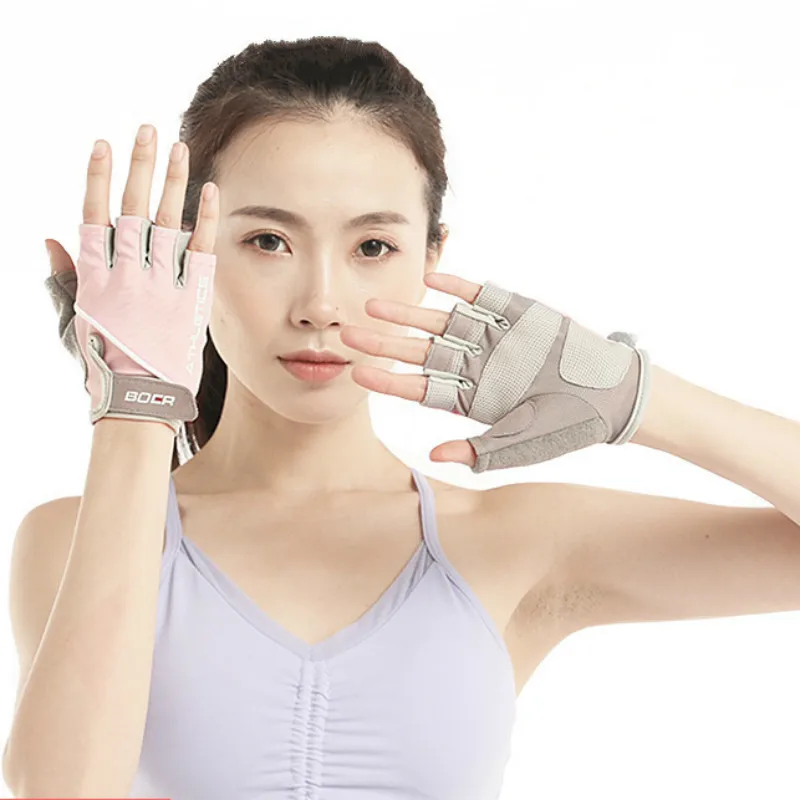 Half Finger Gym Cycling Gloves Women’s Men’s Glove TouchRi Body Building 