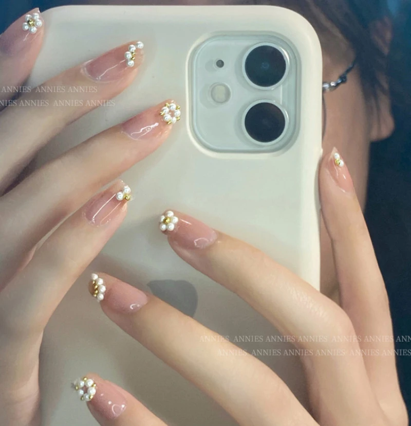 6 Grids Metal Rivet Nail Art Decoration Mix Style Stars Moon Gold Silver Strass Diamond Pearl Jewelry DIY 3D Nail Accessories