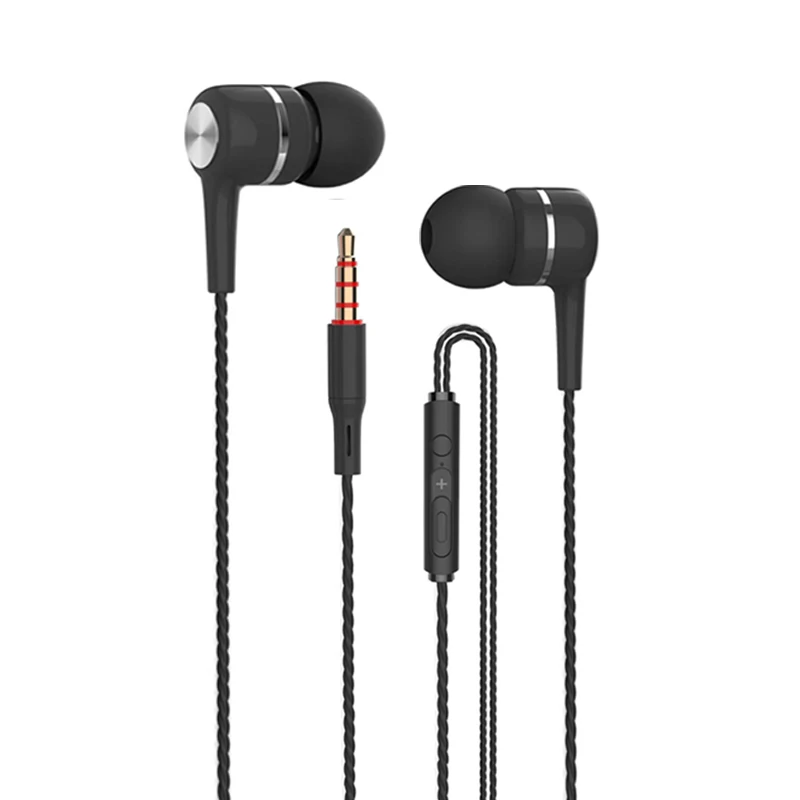 Auriculares deportivos con cable para teléfono móvil, audífonos con graves, estéreo lotus, micrófono, para música, para huawei y iphone, 3,5