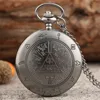 Retro Bronze / Black / Retro Grey Bill Cipher Gravity Falls Theme Quartz Pocket Watch Exquisite Necklace Watch Cool Pendant Gift ► Photo 2/6