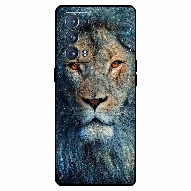 Shockproof Soft Silicone TPU Back Cover for Oppo Reno 6 Pro 5G - Cute and Durable