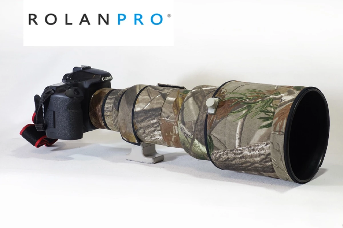 Rolanpro Lens Camouflage Coat Rain Cover Lens Coat Canon Guns