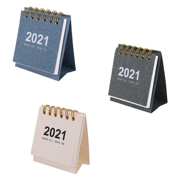 

Mini Desk Calendar 2020-2021 Cute Desk Small Perpetual Calendar from August 2020 to December 2021 Calendar for Home Office