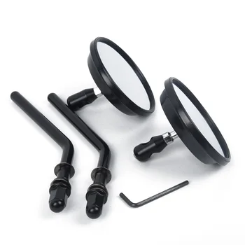 

Classic Rearview mirror Retro Motorcycle Round For Harley Cross Bones 2008-2009 Replacement