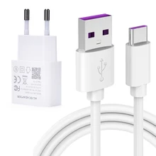 Быстрое зарядное устройство для huawei Y6 honor 8A Y6 Priem honor 8C V20 View 20 honor 7C Y7 prime 3,1 кабель Usb type-C