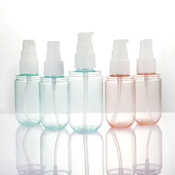 

1PC Fine Mist Spray Bottle Pump Bottle Container Portable Refillable Plastic Perfume Atomizer Empty Travel Lotion Cream Bottle