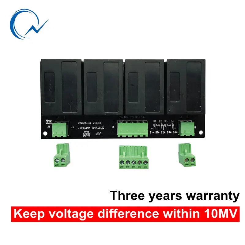 

QNBBM 4S 12V Active Battery Equalizer Balancer BMS for LiFePO4,LiPO,LTO,NCM,Lithium 18650 DIY Battery Pack battery balancer