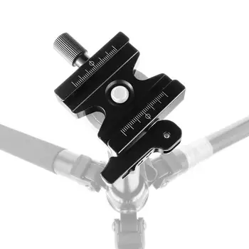

Quick Release Clamp & 1/4" to 3/8" adapter screw CL-50LS Aluminum Alloy Quick Release Clamp for Arca Swiss Plate Tripod r60