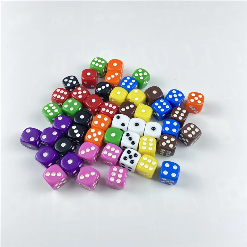 Drinking Dice Acrylic for Party Games 10Pcs