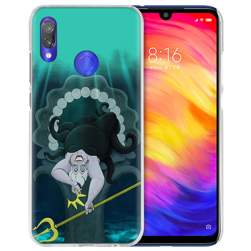 Чехол для Xiaomi Redmi Note 7 7A фотоаппаратов моментальной печати 7S 6 6A 5 Y3 K20 mi 8 до 9 лет CC9 CC9E A1 A2 A3 играть F1 Lite Pro Plus Урсула, Русалочка