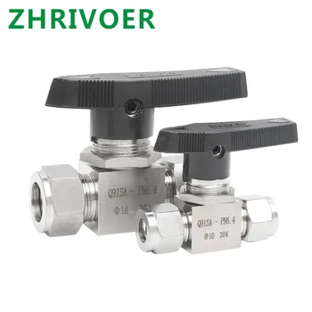 

Mini Ball Valve straight in panel Ball valve Stainless Steel 304 PARKER