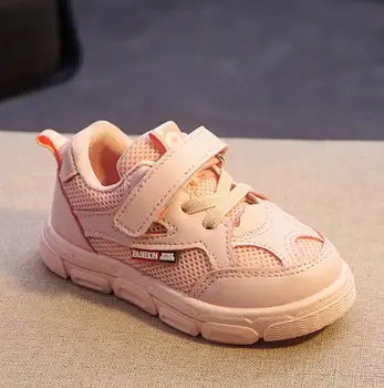 

Spring Summer Children's Fashion Sneakers New Boys Sport Shoes Girls Sneakers Flat Casual White Shoes For Kids Size 21-30