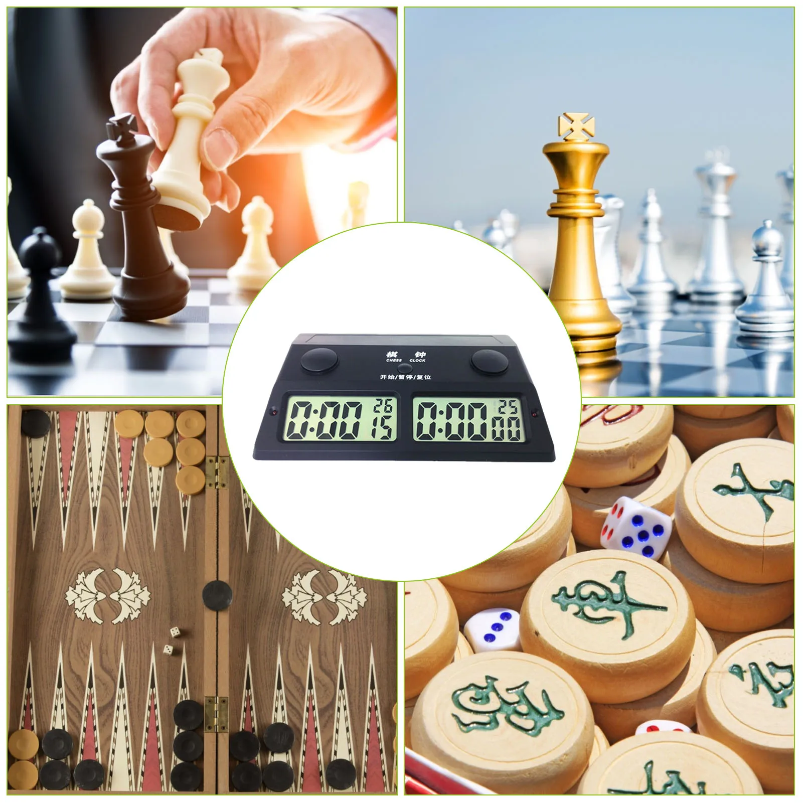 Chess Clock Board Games Digital Watch Count Up Down Timer Digital Chess Timer With Alarm Function Competition Board Game Clock 3
