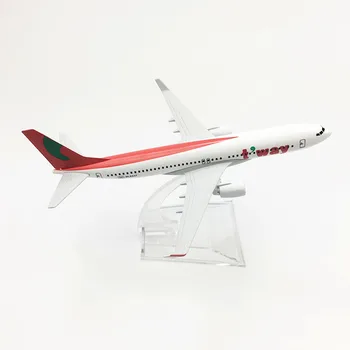 

16CM 1/400 SCALE Boeing B737 Korea t'way airlines aircraft model toys die cast plastic alloy aircraft gifts for child