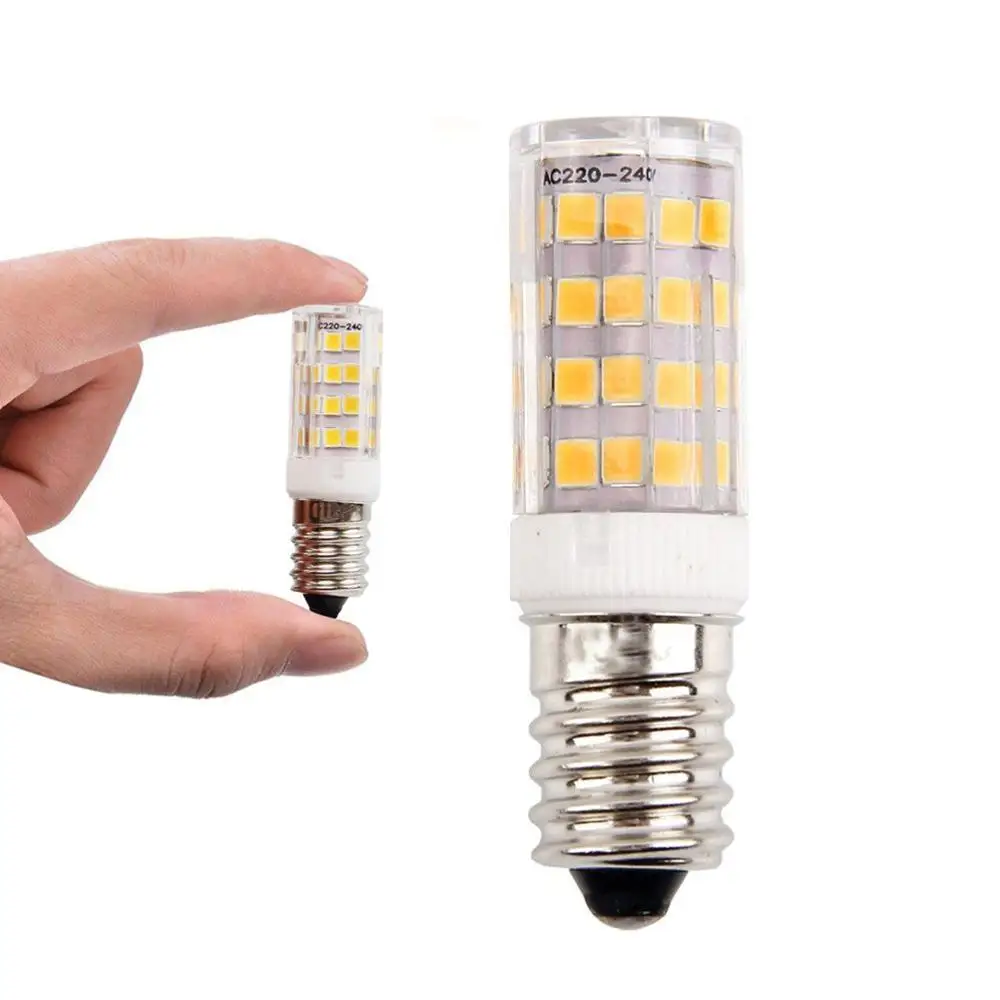 Светодиодные мини лампы E14 5050 SMD 5 Вт 7 хрустальная люстра 220 В светильник Кукуруза подвесные для холодильника