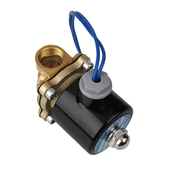 

1/2 Inch Brass Electric Solenoid Valve 12V DC for Air Water Gas FKM/VITON