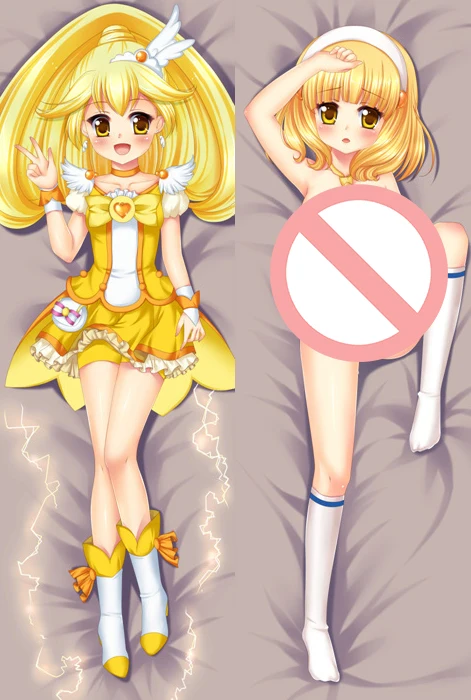 Аниме Pretty Cure Dakimakura Чехол Precure персонажи Hishikawa Rikka& Aoki Reika чехол для подушки hujou Hibiki Hugs чехол - Цвет: S7