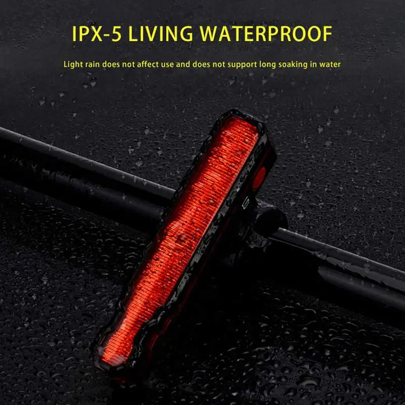 XANES TL12 3528LED/LD 6 режимов usb зарядка IPX5 водонепроницаемые лазеры велосипедный задний светильник для велосипеда фонарь Точечный светильник для кемпинга