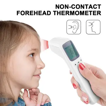 

Infrared Thermometer White LCD Forehead Thermometer Body Thermometer Professional Doctors Outdoor Home
