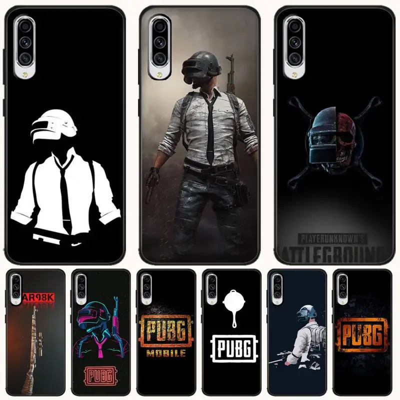 HOT Game Pubg Case Coque Fundas Etui For Samsung Galaxy A10 A20 A30S A40 A50 A51 A70 A71 Note 8 9 10 Cases Cover | Мобильные
