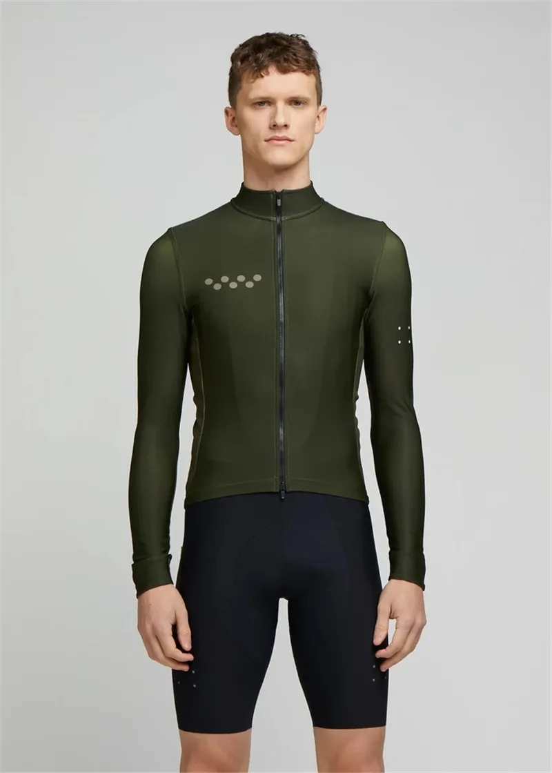 Chill-Block-Core-thermal-fleece-long-sleeve-Cycling-Jersey-Road-mtb-cycling-Clothing-pro-fit-cut 3_副本