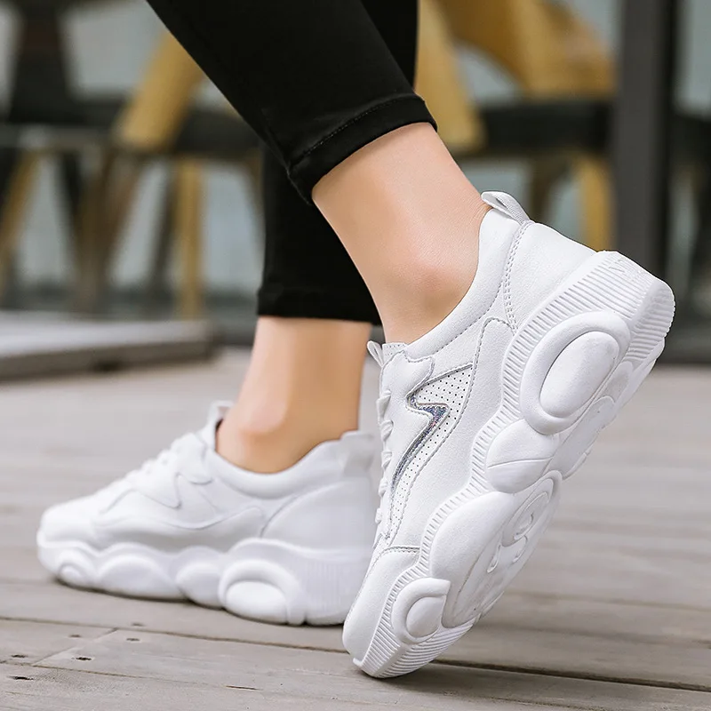 

A Generation of V Women's Summer Small White Shoes Spring Single Shoes Network Shoes Punched Sheet Surface Summer Versatile Dad