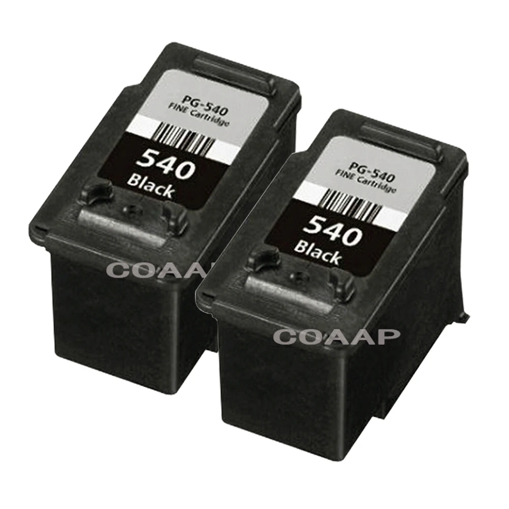2x Compatible Canon Pg 540 Black Ink Cartridge For Pixma Mg4250 Mx375